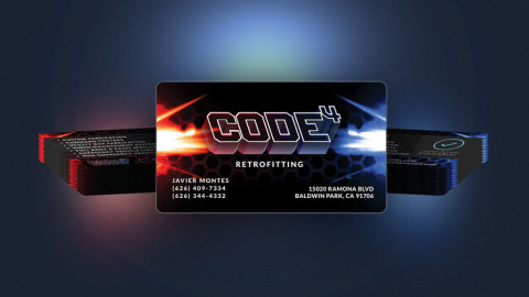 Code 4 Business Cards Arrived!